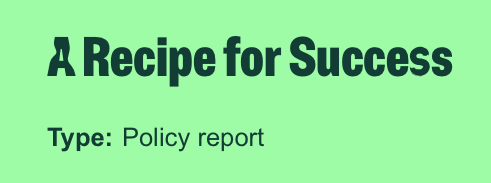 policy report